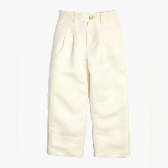 Madewell Cream Ankle Pants - Picture 1 of 4